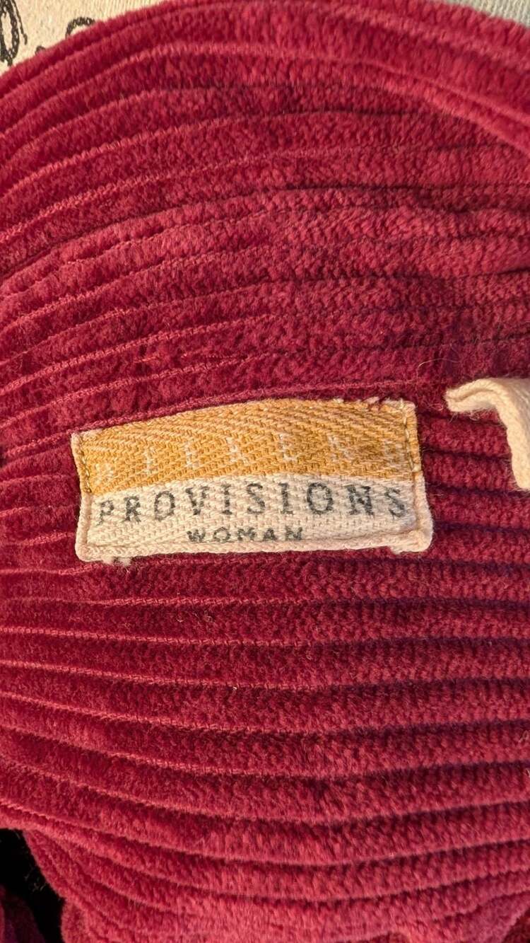 Provisions Women's Corduroy Button-Up Shirt 2X - Picture 3 of 9